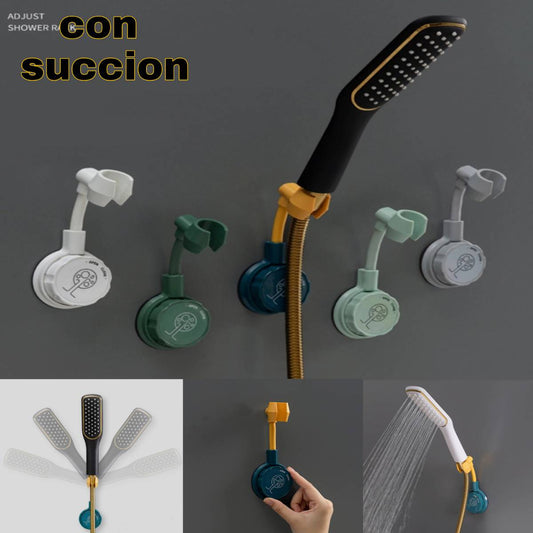 SOPORTE DUCHA CON SUCCION